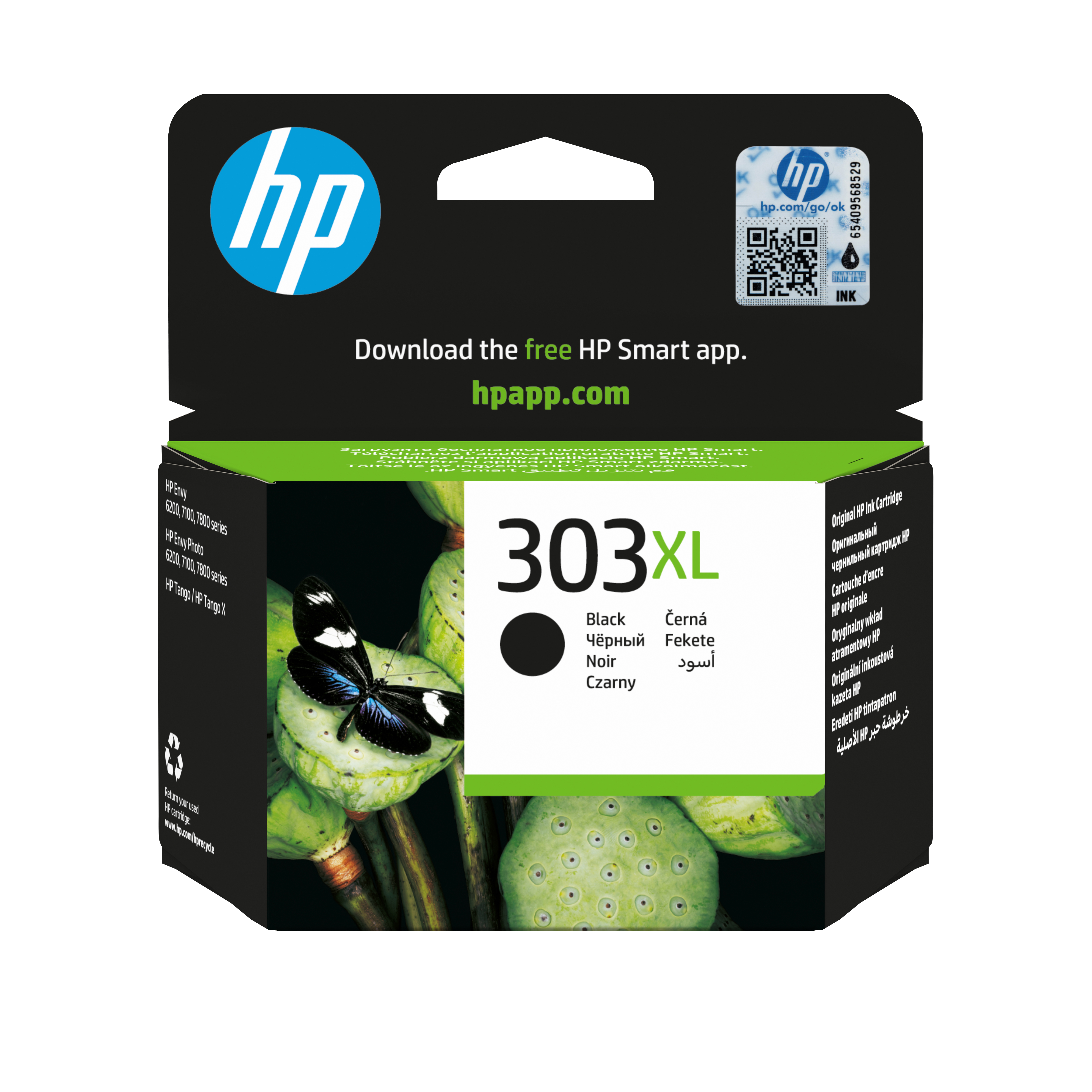 HP Tinte 303XL T6N04AE Schwarz bis zu 600 Seiten ISOIEC 24711