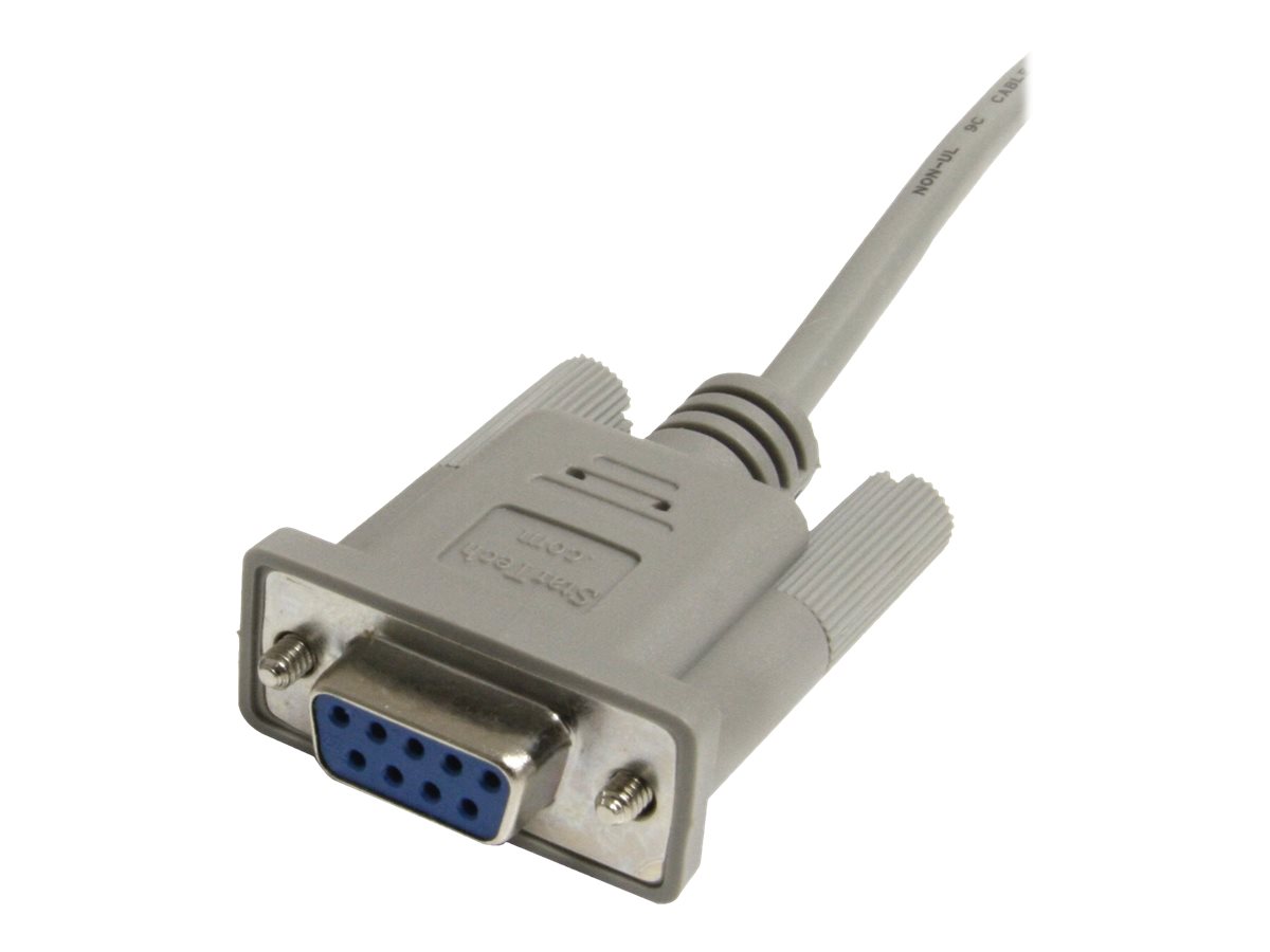 StarTech.com 1,8m Serielles DB9 Straight Through Kabel - Buchse/Buchse - Kabel seriell - DB-9 zu DB-9 - 1.8 m