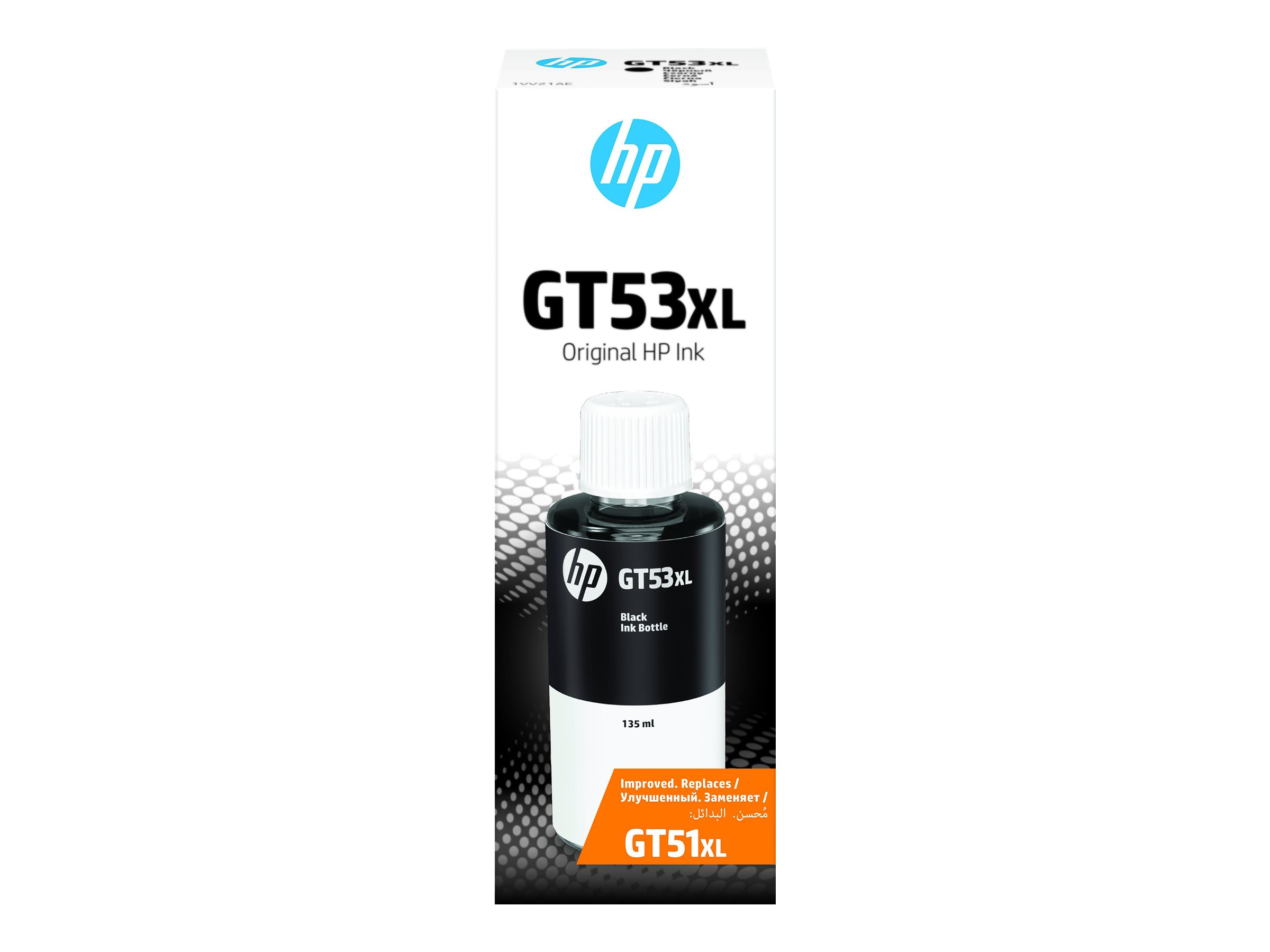 HP GT53 135ml Black Original Ink Bottle HP GT53 135ml Black Original Ink Bottle