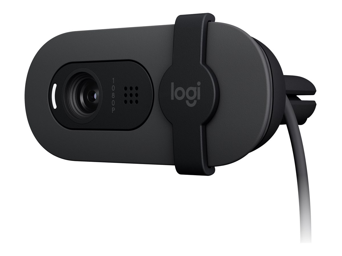 Logitech BRIO 105 - Full HD-Business-Webcam - Schwarz