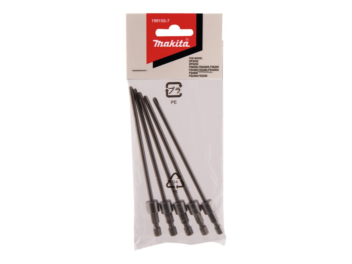 makita PH2, 199155-7 Langbits, 5 St. makita PH2, 199155-7 Langbits, 5 St.