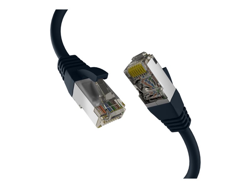 EFB Netzwerkkabel CAT8.1 S/FTP PIMF 40GB Ethernet Kupfer 0,5m schwarz EFB Netzwerkkabel CAT8.1 S/FTP PIMF 40GB Ethernet Kupfer 0,5m schwarz
