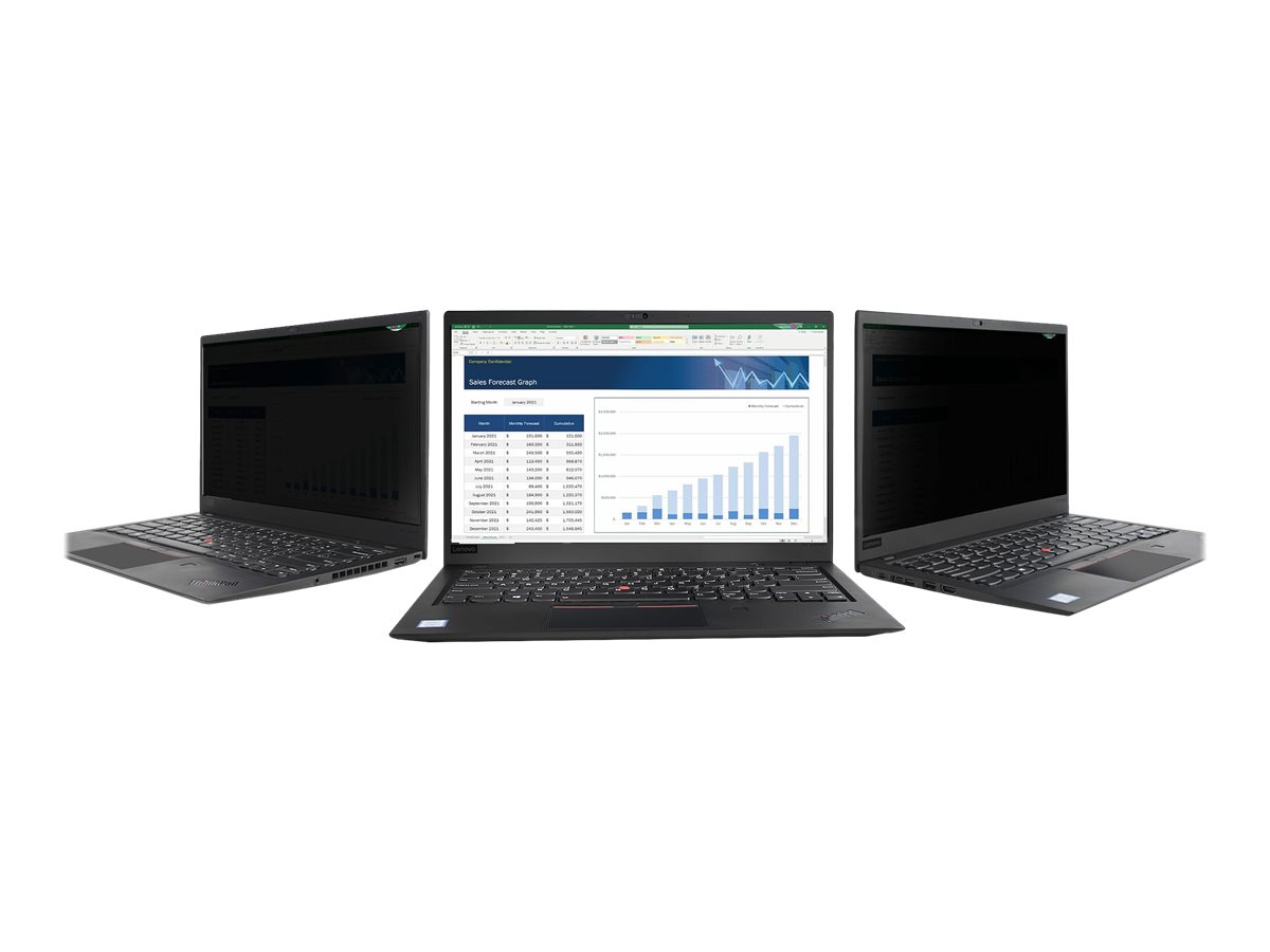 STARTECH.COM 35,56cm 14Zoll Laptop Sichtschutzfolie - Blickschutzfilter/Spionfolie fur Widescreen 16:9 - Laptop Anti-Spy - 51perc Bl