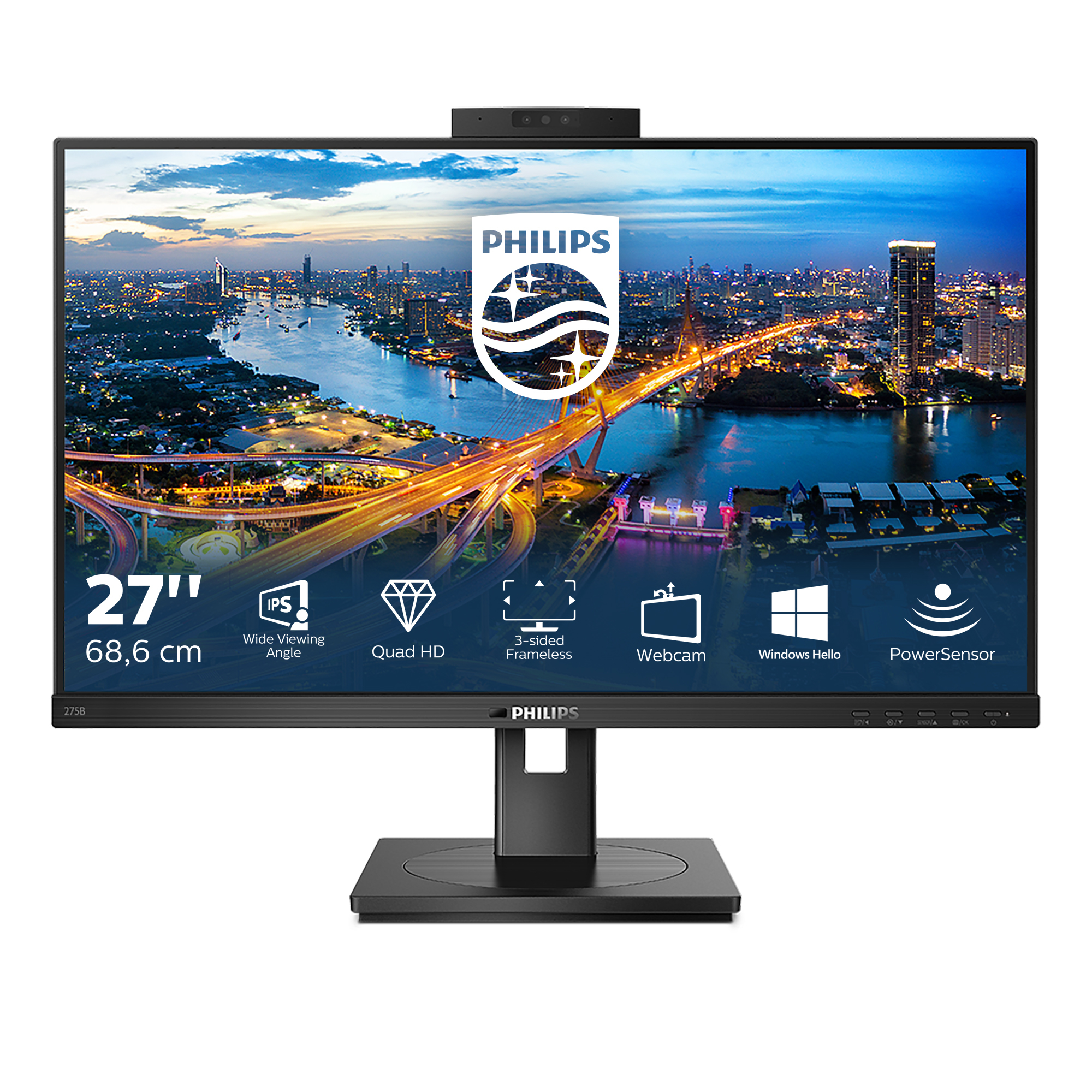 Philips 685cm 270 275B1H 1609 DVIHDMIDPUSB Webcam