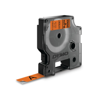 DYMO Schriftband D1 1978367, 12 mm schwarz auf orange
