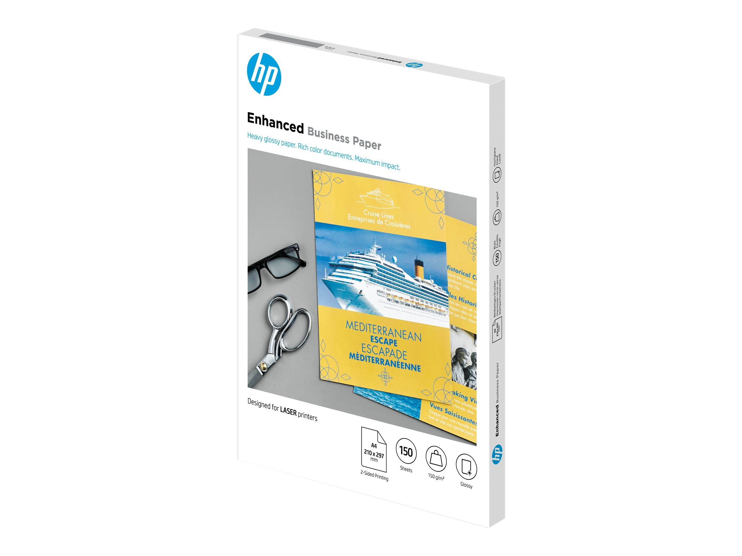 HP Fotopapier CG965A DIN A4 glaenzend 150 g/qm 150 Blatt