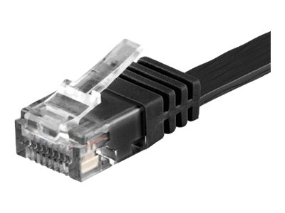 goobay RJ45 Netzwerkkabel 15,0 m schwarz bis zu 1,00 GbitSek bis zu 250 MHz, 1 St