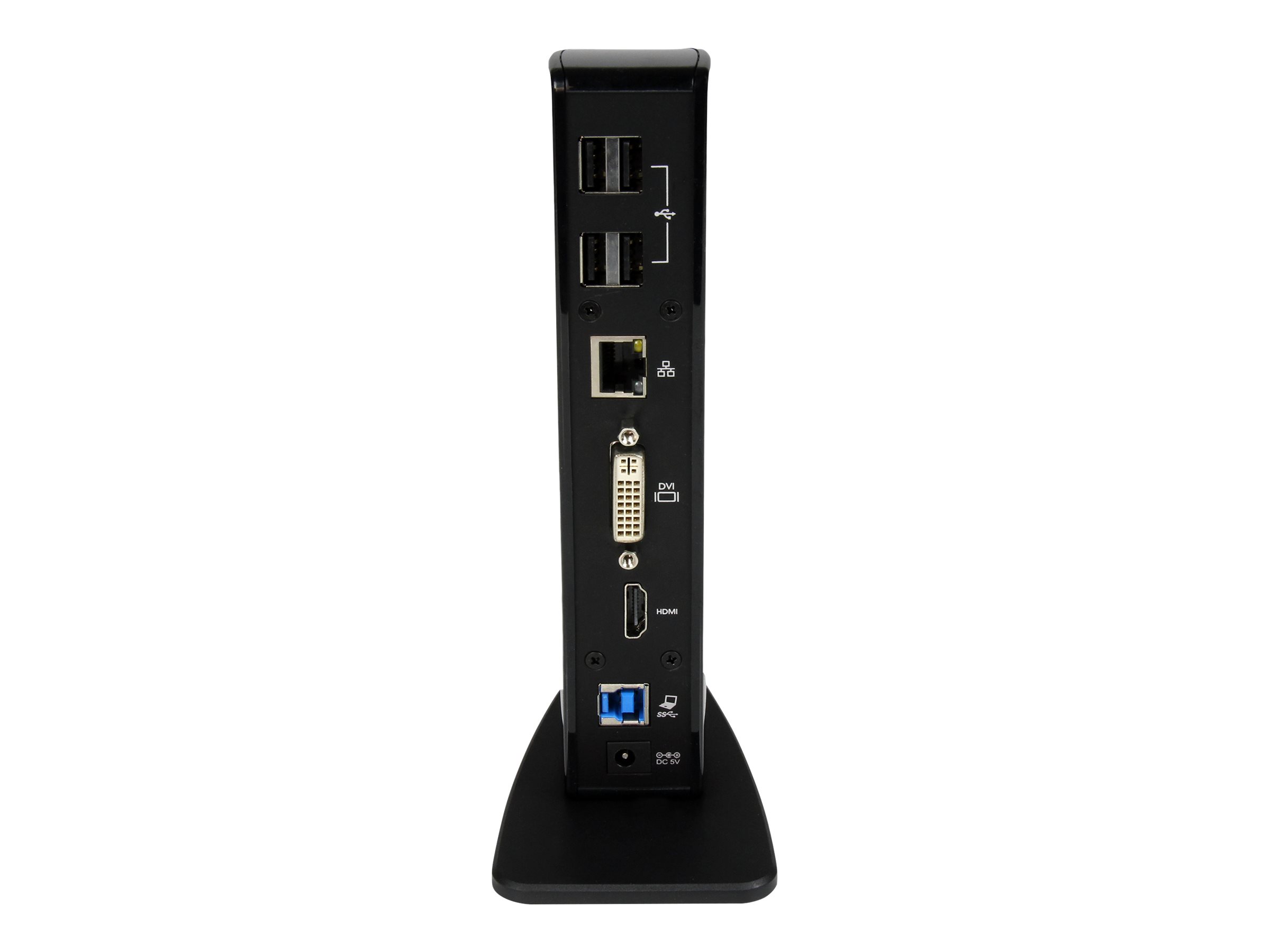 STARTECH.COM USB 3.0 Docking Station - Dual Monitor HDMI and DVI - Ethernet - Audio - Universal Docking Station - Port Replicator