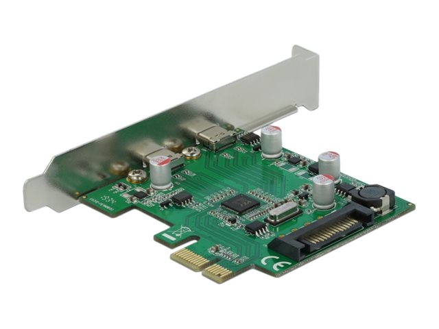 Delock PCI Express x1 Karte zu 2 x extern SS USB (USB 3.2 Gen 1) Type-C? Buchse