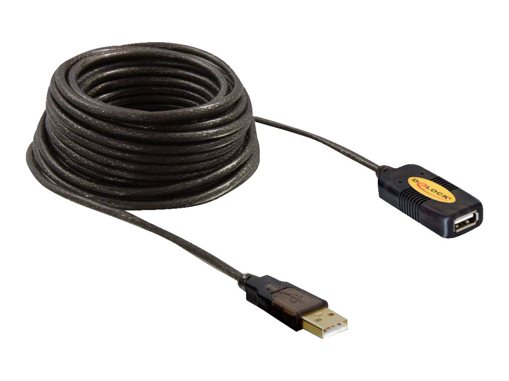 Delock USB 2.0 Verl?ngerungskabel, aktiv 10 m