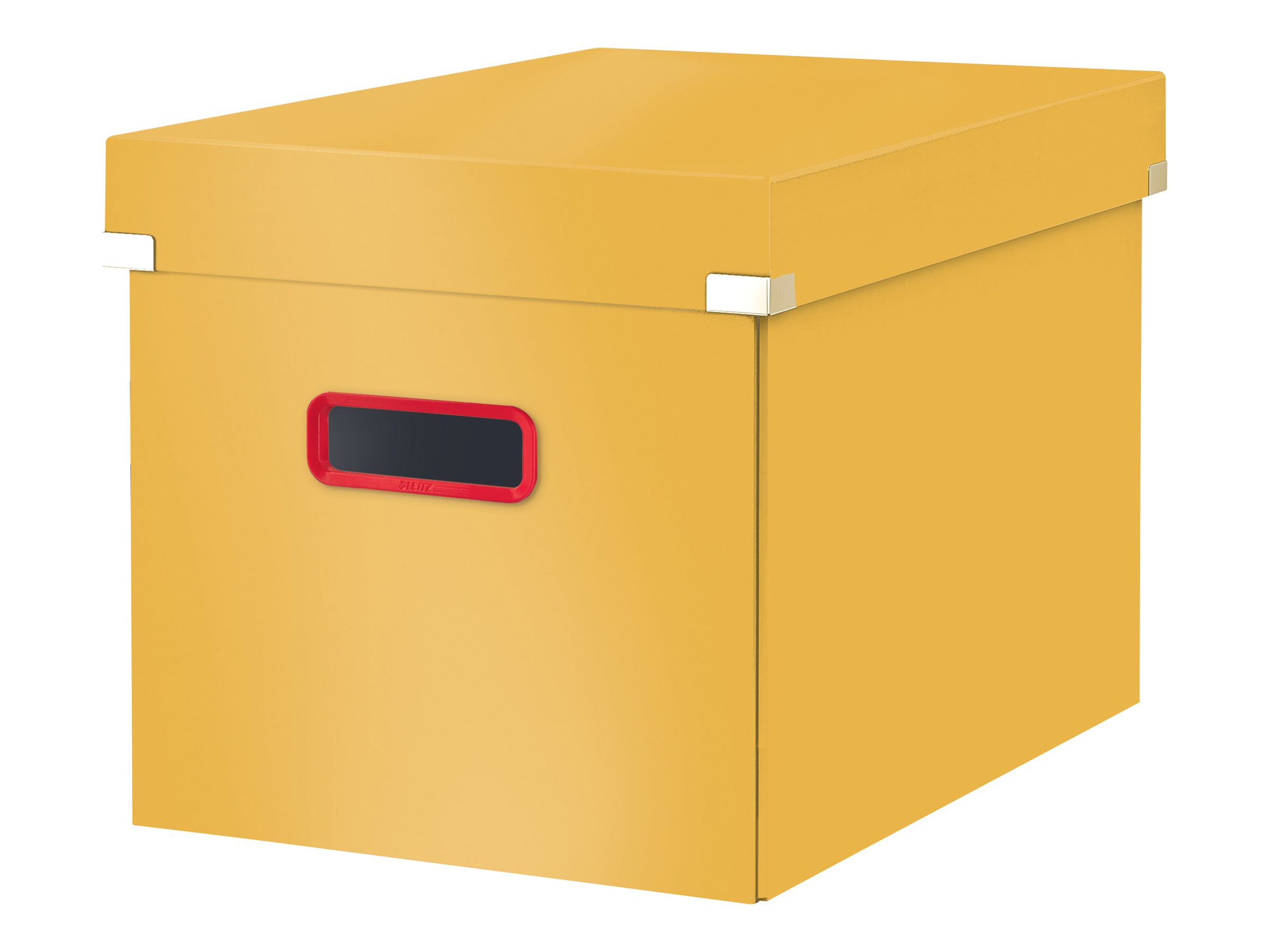 LEITZ Click & Store Cosy Aufbewahrungsbox 32,5 l gelb 32,0 x 36,0 x 31,0 cm LEITZ Click & Store Cosy Aufbewahrungsbox 32,5 l gelb 32,0 x 36,0 x 31,0 cm