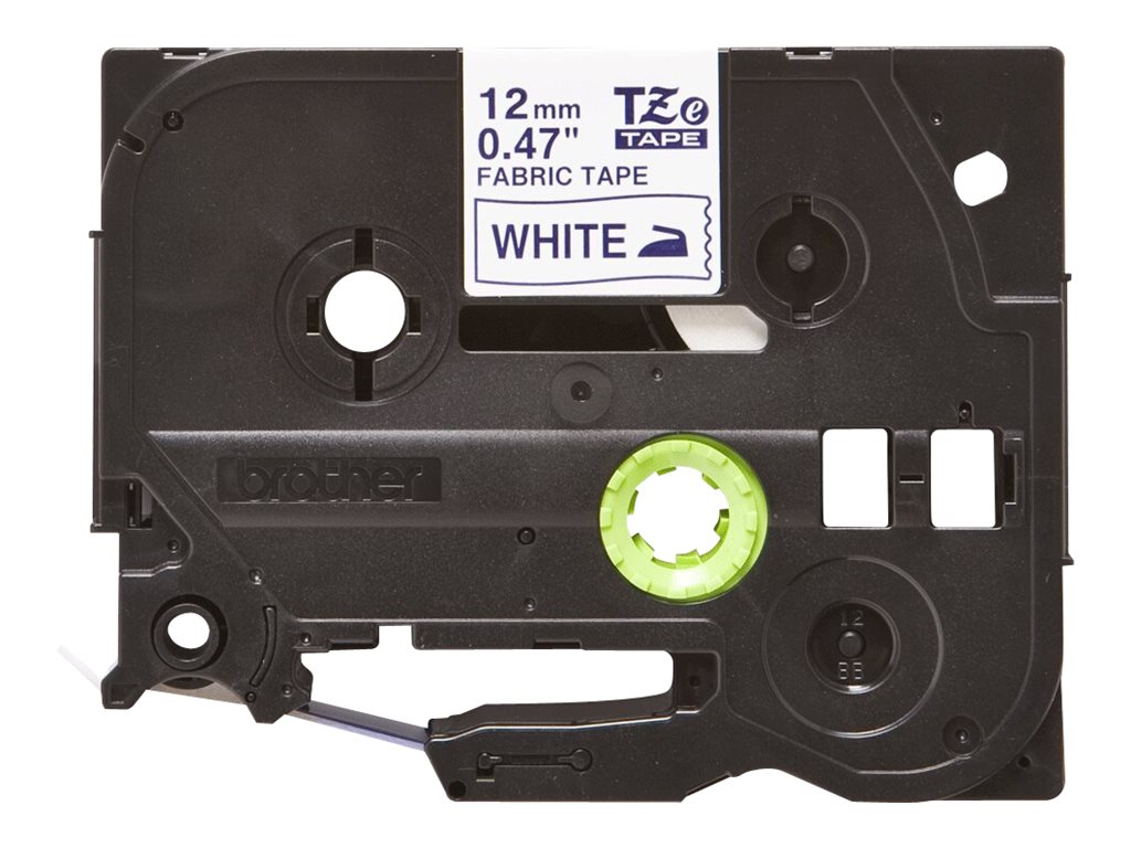 brother TextilSchriftband TZeFA3 TZEFA3, 12 mm blau auf weiss, 1 St