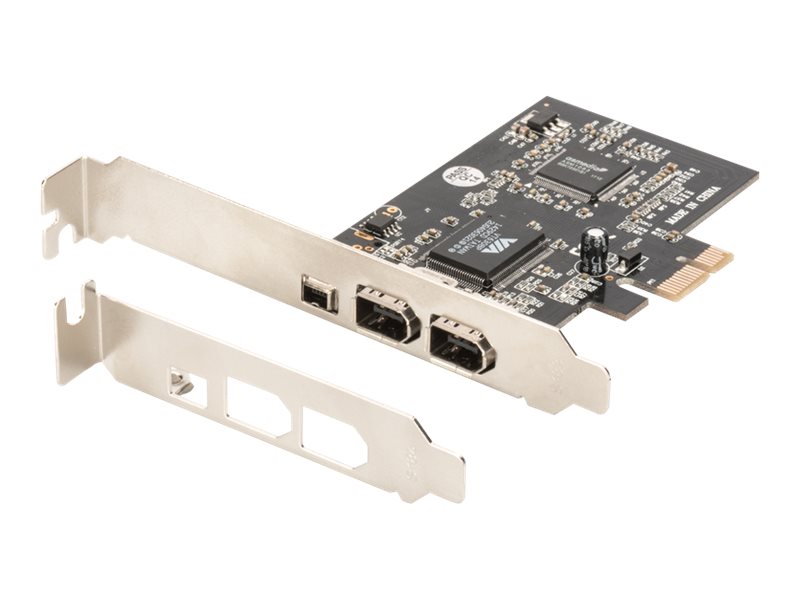 DIGITUS PCI Express Karte, Firewire 1394a (2+1 Port)