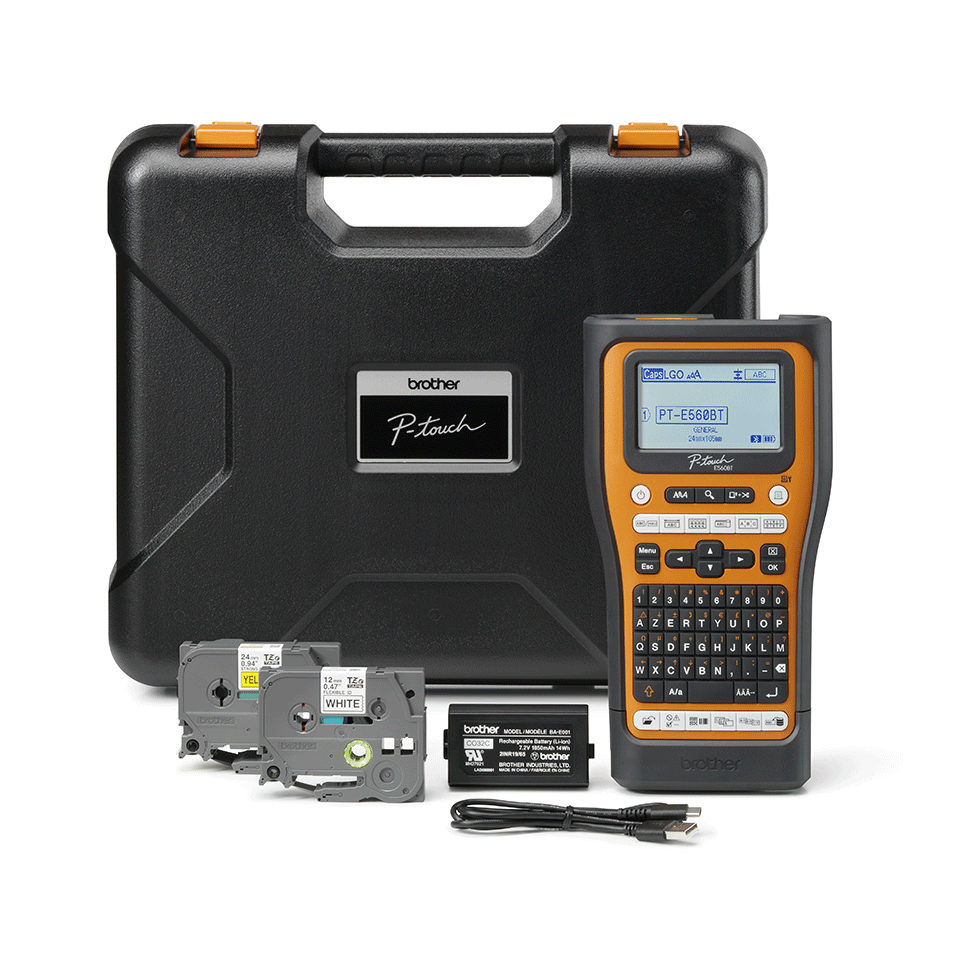 Brother Ptouch E560BTVP Handheld Beschrifter mit Koffer