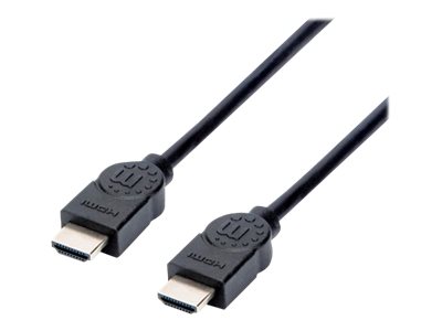 MANHATTAN High Speed HDMI-Kabel ARC 3D 4K30Hz HDMI-Stecker auf HDMI-Stecker geschirmt schwarz 1,5m MANHATTAN High Speed HDMI-Kabel ARC 3D 4K30Hz HDMI-Stecker auf HDMI-Stecker geschirmt schwarz 1,5m