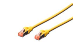 DIGITUS Professional CAT 6 S-FTP Patchkabel, Cu, 2 m, Gelb