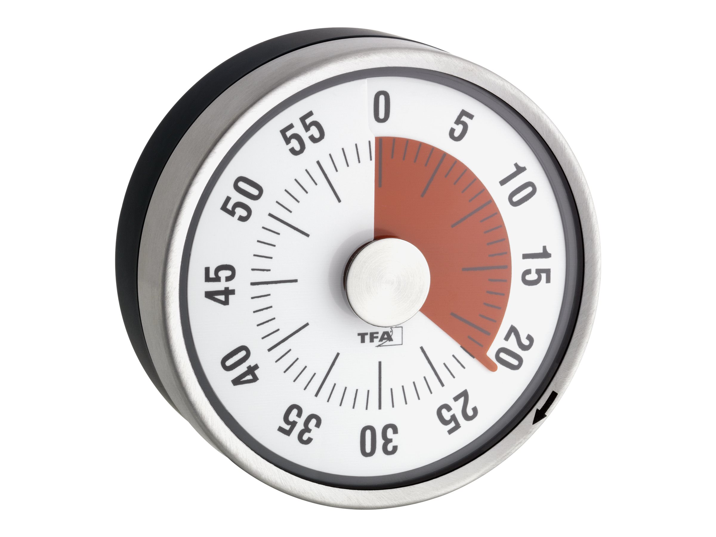 TFA® Kuechentimer Puck silber TFA® Kuechentimer Puck silber