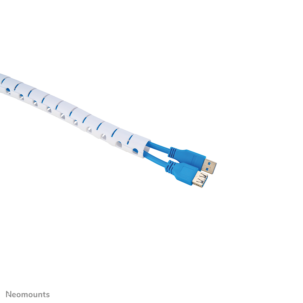 NewStar Kabelspirale 200x1,5cm 1-4 Kabel Weiß
