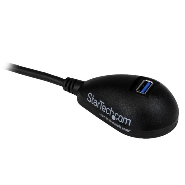 STARTECHCOM 5 ft Black Desktop SuperSpeed USB 30 Extension Cable A to A MF