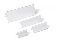 DURABLE Tischnamensschilder transparent 21,0 x 6,1 cm, 10 St.