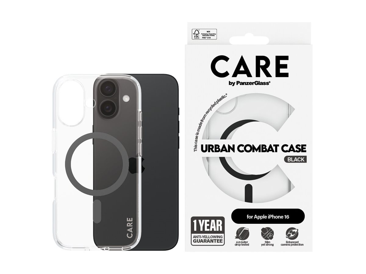 CARE Flagship Colors iPhone 16 schwarz
