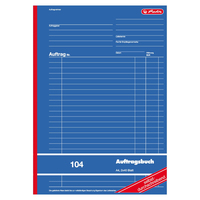 Auftragsbuch A4 104 2x40 Blatt sd. FSC Mix