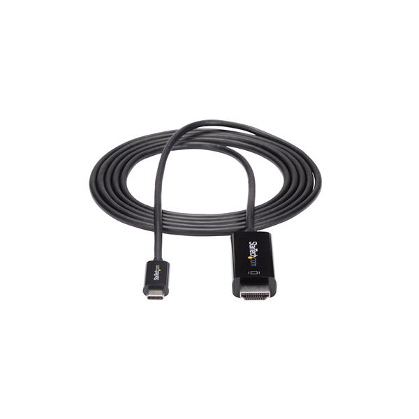 STARTECHCOM 2m 6ft USBC to HDMI Cable 4K at 60 Hz Black