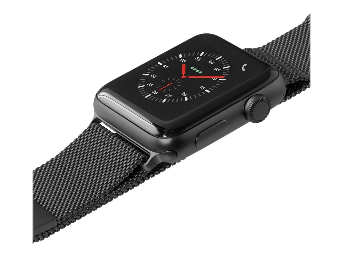 LAUT Steel Loop Apple Watch Strap 42/44/45 mm - schwarz