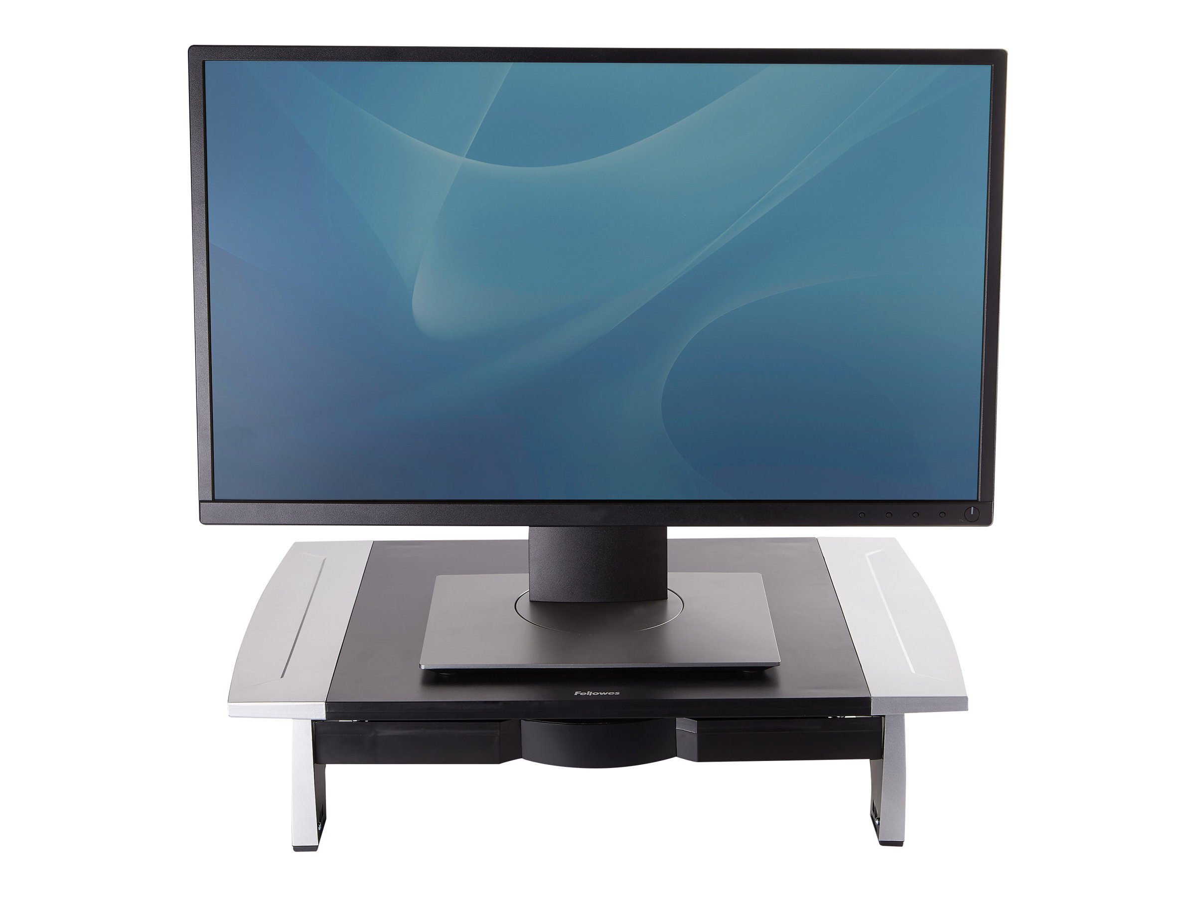 Fellowes MonitorstÃ¤nder Office Suites Kompakt schwarz, silber