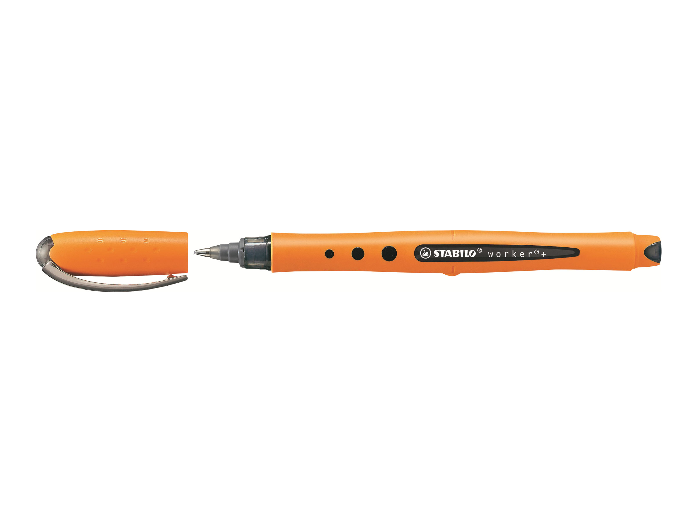 STABILO worker®+ Tintenroller orange 0,5 mm, Schreibfarbe: schwarz, 1 St. STABILO worker®+ Tintenroller orange 0,5 mm, Schreibfarbe: schwarz, 1 St.