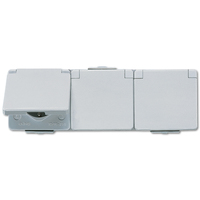 Jung Steckdose SCHUKO 623W 3fach Jung Steckdose SCHUKO 623W 3fach