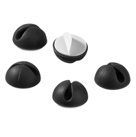 5 goobay Kabelclips schwarz 5 goobay Kabelclips schwarz