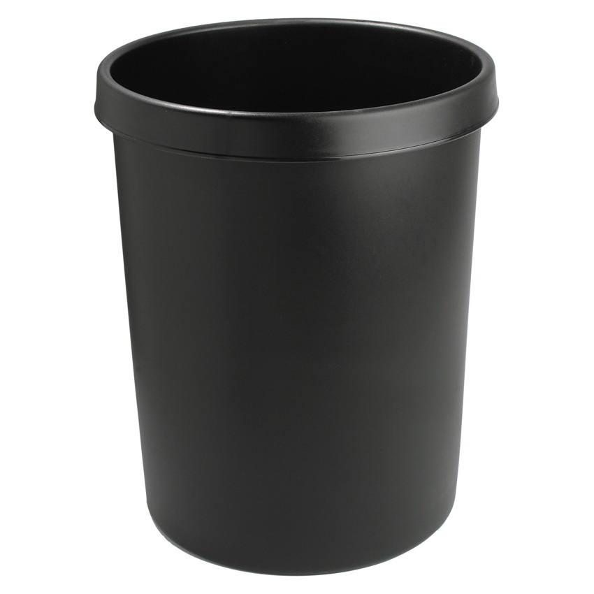 helit Papierkorb 45,0 l schwarz helit Papierkorb 45,0 l schwarz