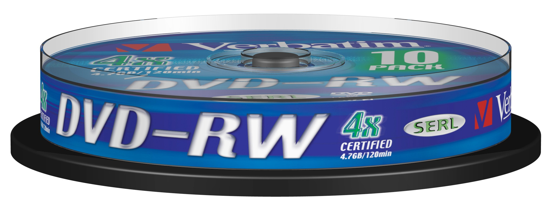 VERBATIM DVD-RW 4.7GB 4x (10) JC