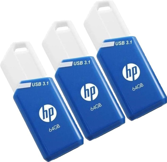 HP x755w 64GB USB 3.1 Blau