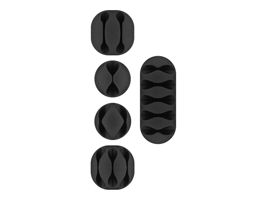 Wentronic Kabel‑Management‑Kit Schwarz