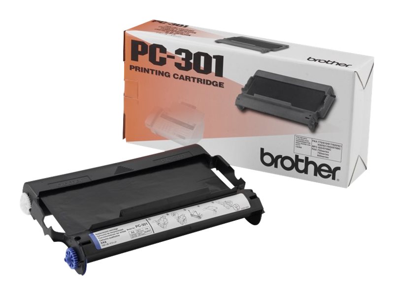 brother PC-301 schwarz Thermo-Druckfolie, 1 Rolle