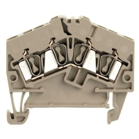 Weidmueller Durchgangs-Reihenklemme ZDU 2.5-2/4AN beige Weidmueller Durchgangs-Reihenklemme ZDU 2.5-2/4AN beige