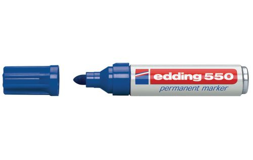 edding 550 Permanentmarker blau 3,0 4,0 mm, 1 St