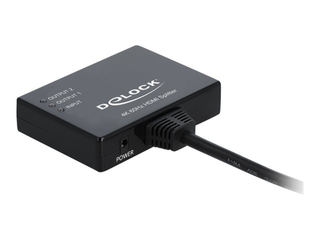 Delock HDMI Splitter 1 x HDMI in > 2 x HDMI out 4K 60 Hz Delock HDMI Splitter 1 x HDMI in > 2 x HDMI out 4K 60 Hz