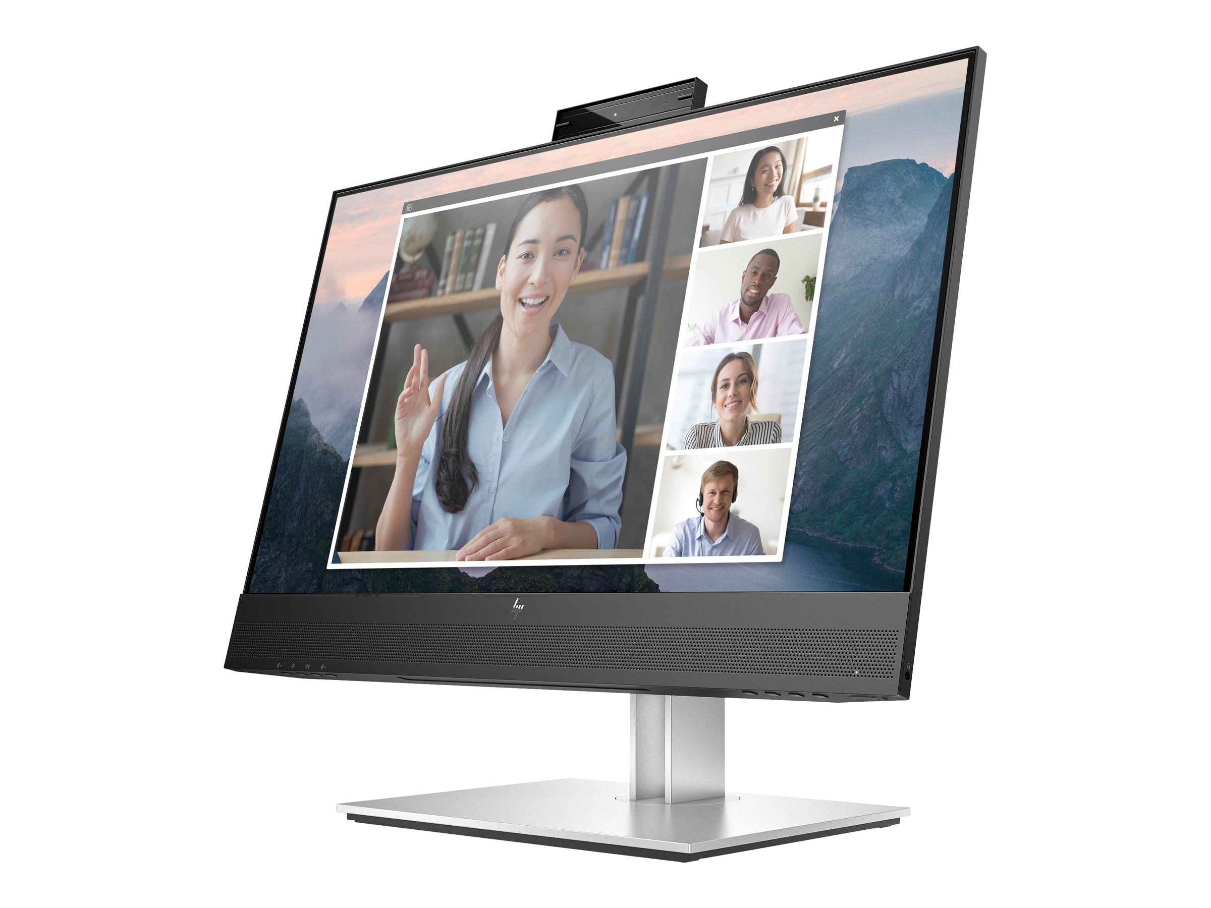 HP E24mv G4 60,45cm 23,8Zoll IPS FHD Conferencing Monitor 16:9 1000:1 250cd/m2 5ms HDMI VGA DP USB-A 3.1 Warr 3/3/0