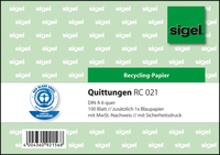 SIGEL Quittung, MwSt. separat ausgewiesen Formularbuch RC021 SIGEL Quittung, MwSt. separat ausgewiesen Formularbuch RC021