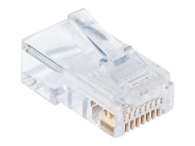 INTELLINET Cat5e RJ45 Modularstecker UTP 3-Punkt-Aderkontaktierung fuer Massivdraht 100 Stecker pro Becher transparens INTELLINET Cat5e RJ45 Modularstecker UTP 3-Punkt-Aderkontaktierung fuer Massivdraht 100 Stecker pro Becher transparens