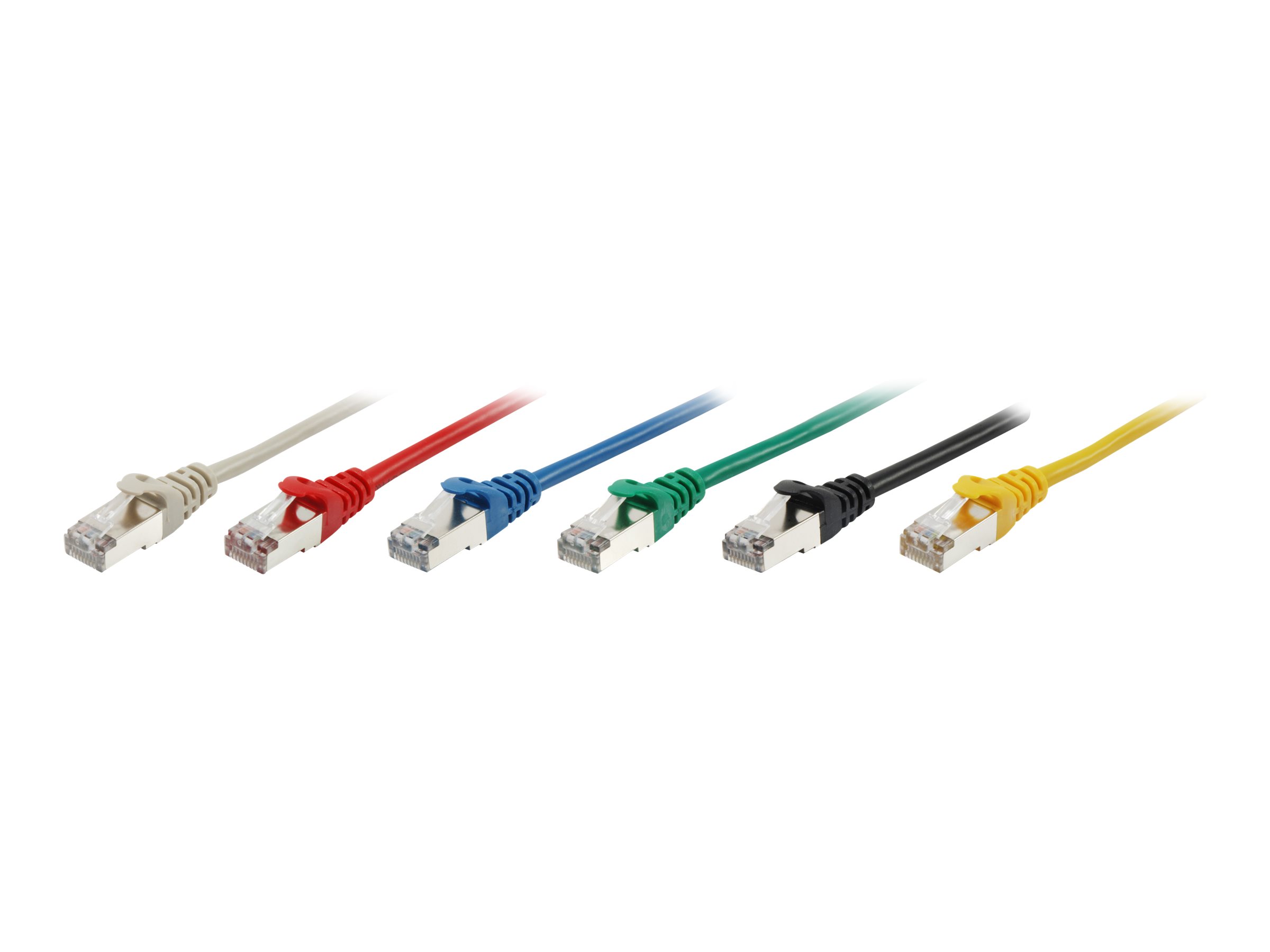 equip CCA Patchkabel F/UTP 2xRJ45 Cat.5e gelb 0,5m equip CCA Patchkabel F/UTP 2xRJ45 Cat.5e gelb 0,5m