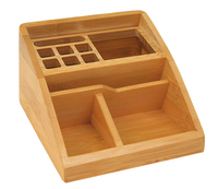 WEDO Schreibtisch-Organizer Bambus braun Bambus 4 Fächer 12,3 x 15,4 x 9,0 cm WEDO Schreibtisch-Organizer Bambus braun Bambus 4 Fächer 12,3 x 15,4 x 9,0 cm