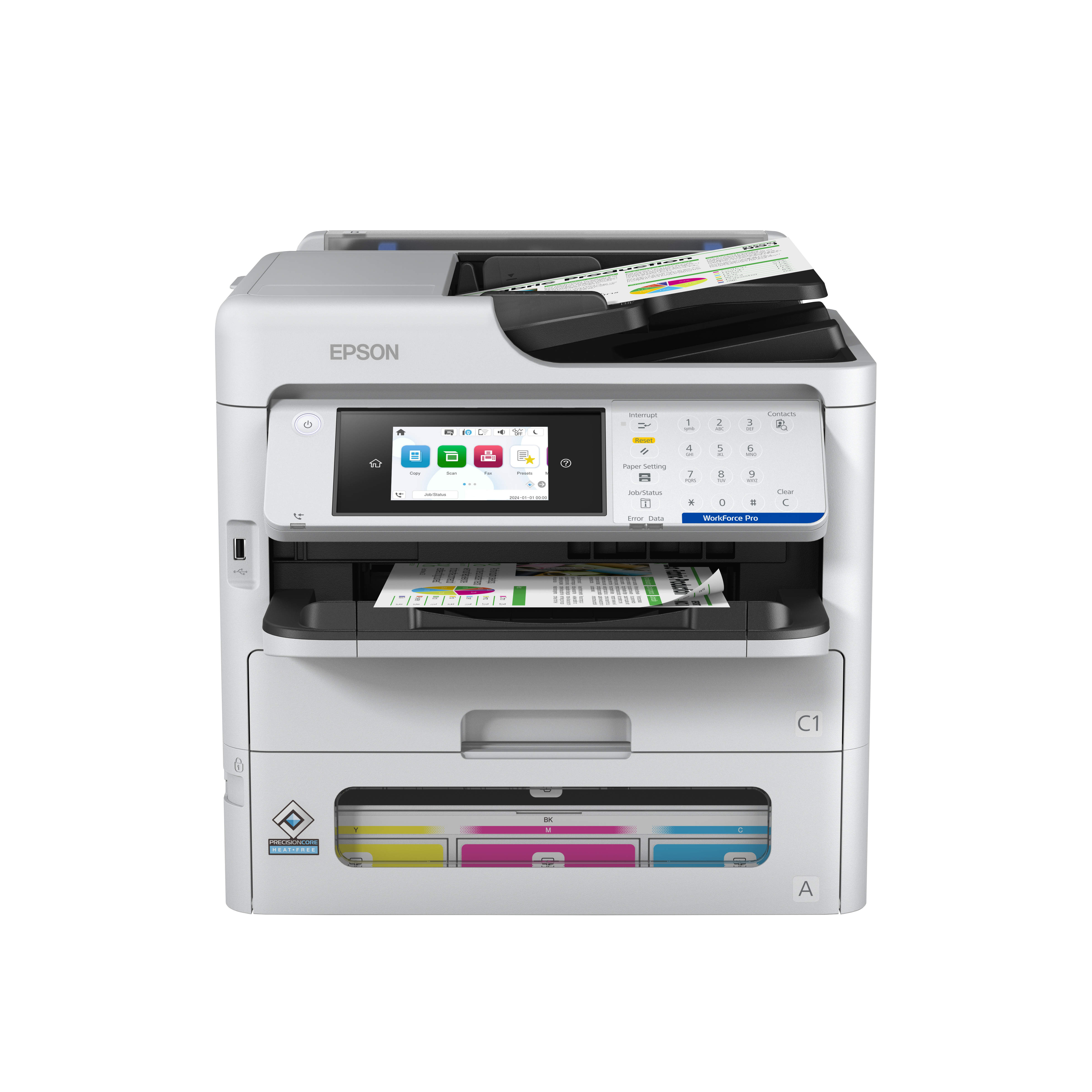 Epson WorkForce Pro EM-C800RDWF USB LAN WLAN