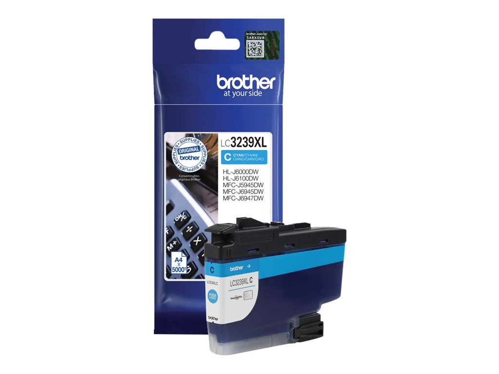 BROTHER LC-3239XLC Tintenpatrone Cyan 5000 Seiten