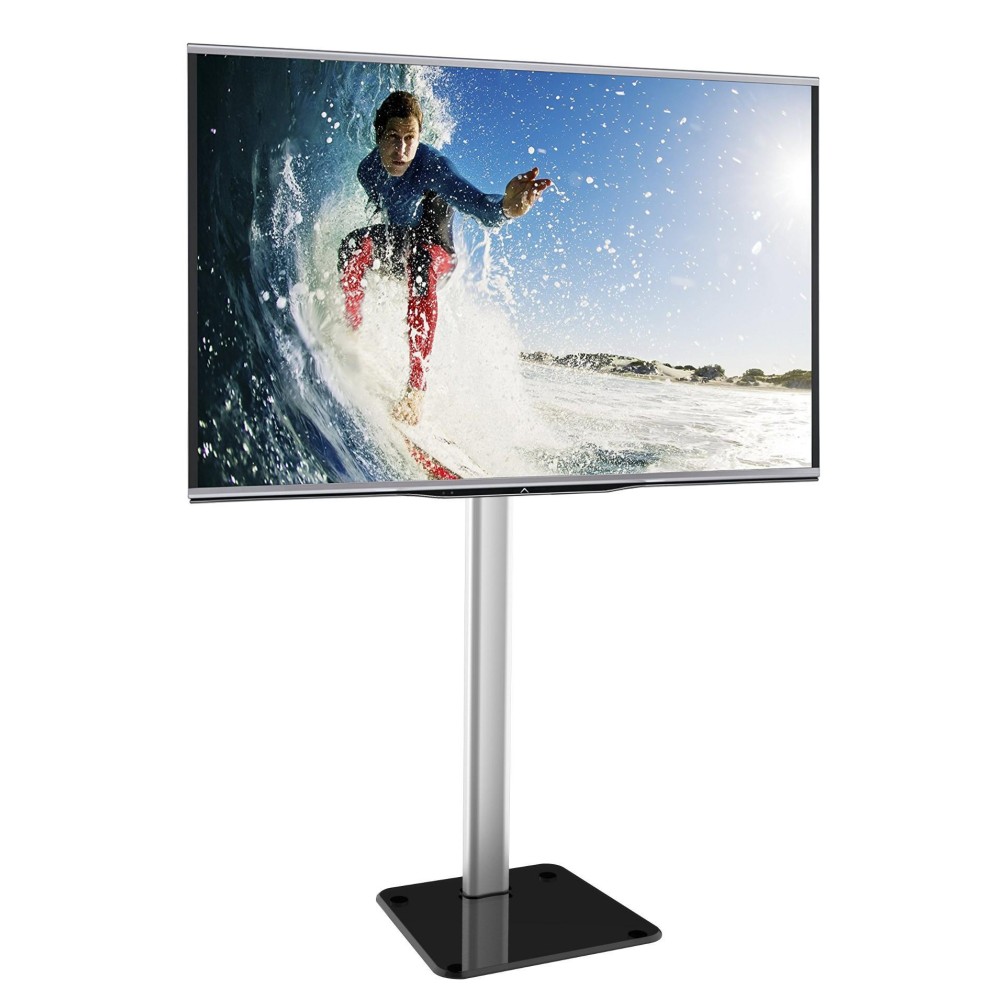 TECHLY Standhalterung fuer Displays Bildschirme LCD LED von 80 bis 178cm 3270Zoll fuer Ihre Ausstattung bis 50 KG VESA max 600X400