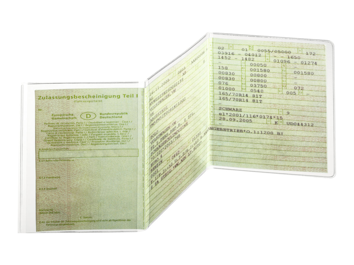 DURABLE Dokumentenhuellen transparent 21,0 x 10,5 cm, 10 St. DURABLE Dokumentenhuellen transparent 21,0 x 10,5 cm, 10 St.