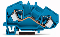 Wago Durchgangsklemme 2-Leiter 783-604 16qmm blau
